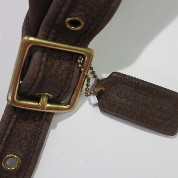 Vintage Coach #4952 Helen’s Legacy Nubuc Leather Bucket Cross Body Shoulder Bag - Picture 11 of 16